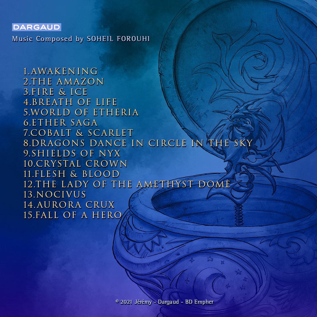 Écoutez des extraits et précommandez dès à présent le cd des musiques de VESPER, composées par <a href="/sforouhi/">soheil forouhi</a>, sur la campagne <a href="/ululeFR/">Ulule FR</a> !
🔥L'édition de cet album est limitée à la durée de la campagne, ne loupez pas l'occasion de vous le procurer !
fr.ulule.com/vesper-tirage-…