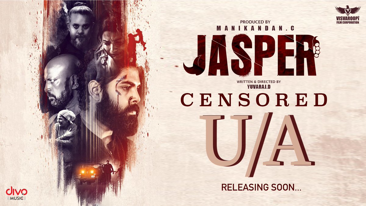 RinkuGupta2012's tweet photo. #Jasper gets censored with U/A certificate ���

Dir by @Yuvamaster555 
Produced by #ManikandanC     
 
A @92kumaran Musical 🎶 
    
@Vivek_Rajgopal @Aishwaryadutta6 @visvaroopi @RAJKALESHDS
@KuttiRevathi @idiamondbabu @Raja100Sm  @divomovies @LavitaLobo https://t.co/34Uq4MJqbk
