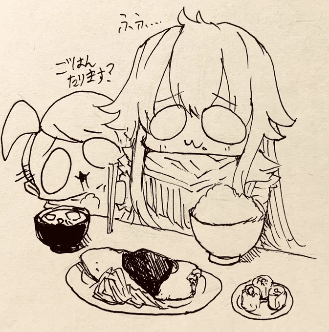 飛鳥ちゃんがちゃんと食べてるか心配な亜季ちゃん 