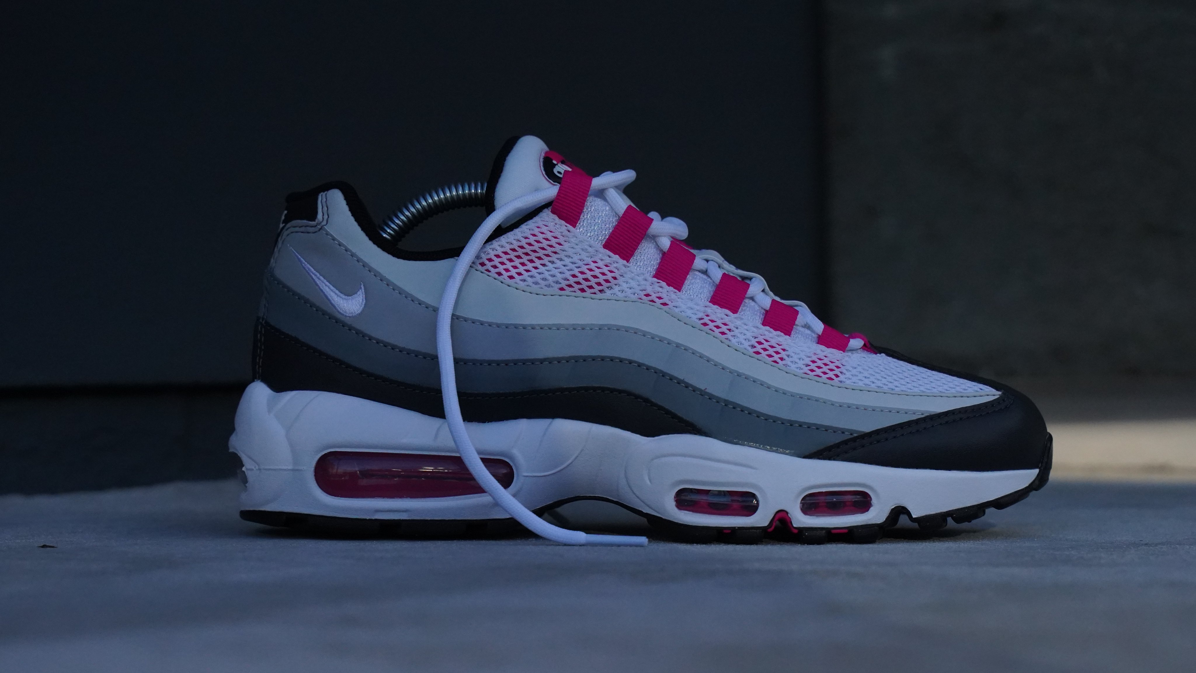 Air max 95 white pink sale