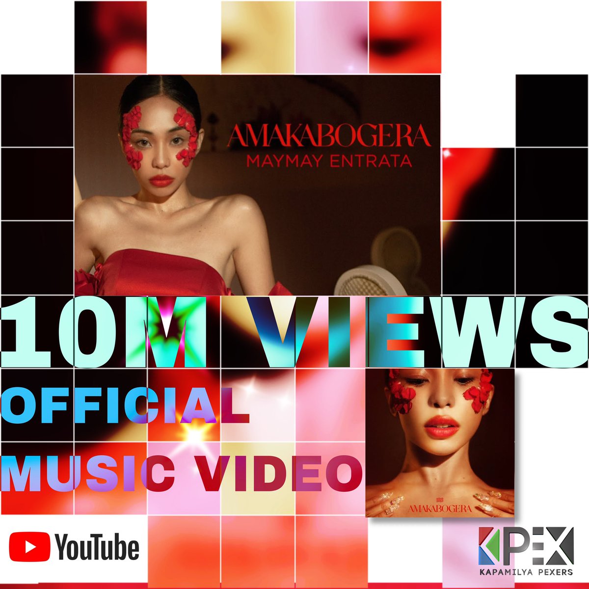 OfficialKpex's tweet photo. STAN MPOWERED KWEEN MAYMAY! 👑

Maymay Entrata’s “Amakabogera” Official Music Video reaches 10 MILLION VIEWS on Youtube! 🔥🔥🔥

WATCH IT HERE: https://t.co/9HAU6bZUnc

❤️💚💙

@maymayentrata07 
@Starpopph 
@StarMusicPH https://t.co/Osord5IcUL
