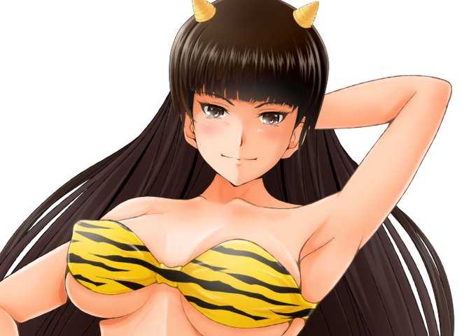 寅年なので(?)ラムちゃんのコスプレをする家元! 