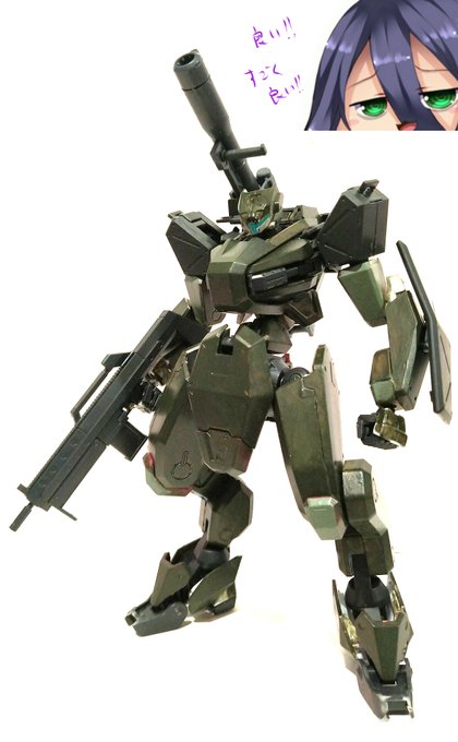 大分イメージ着色図状態と変わったがまあええやろ

ケンブの顔いじった方もクリアパーツでなかなか綺麗だったので
もう一体作ってもいいしね
#境界戦機 