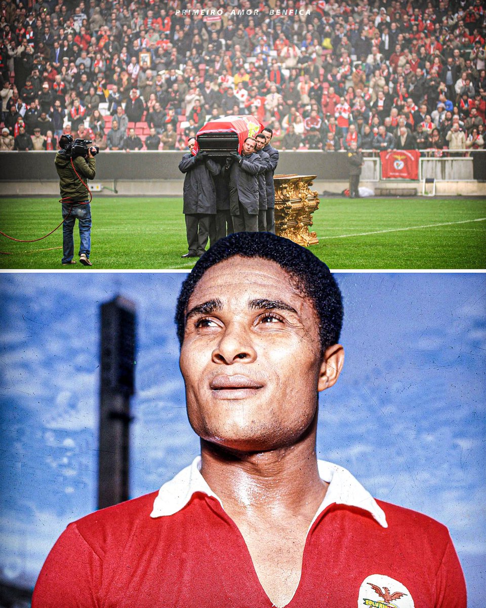 1amorbenfica's tweet photo. 8 anos desde um dias mais tristes para qualquer Benfiquista, para sempre o nosso Rei, Eterno Eusébio ! 🦅❤️ https://t.co/nK6VF1VaiU