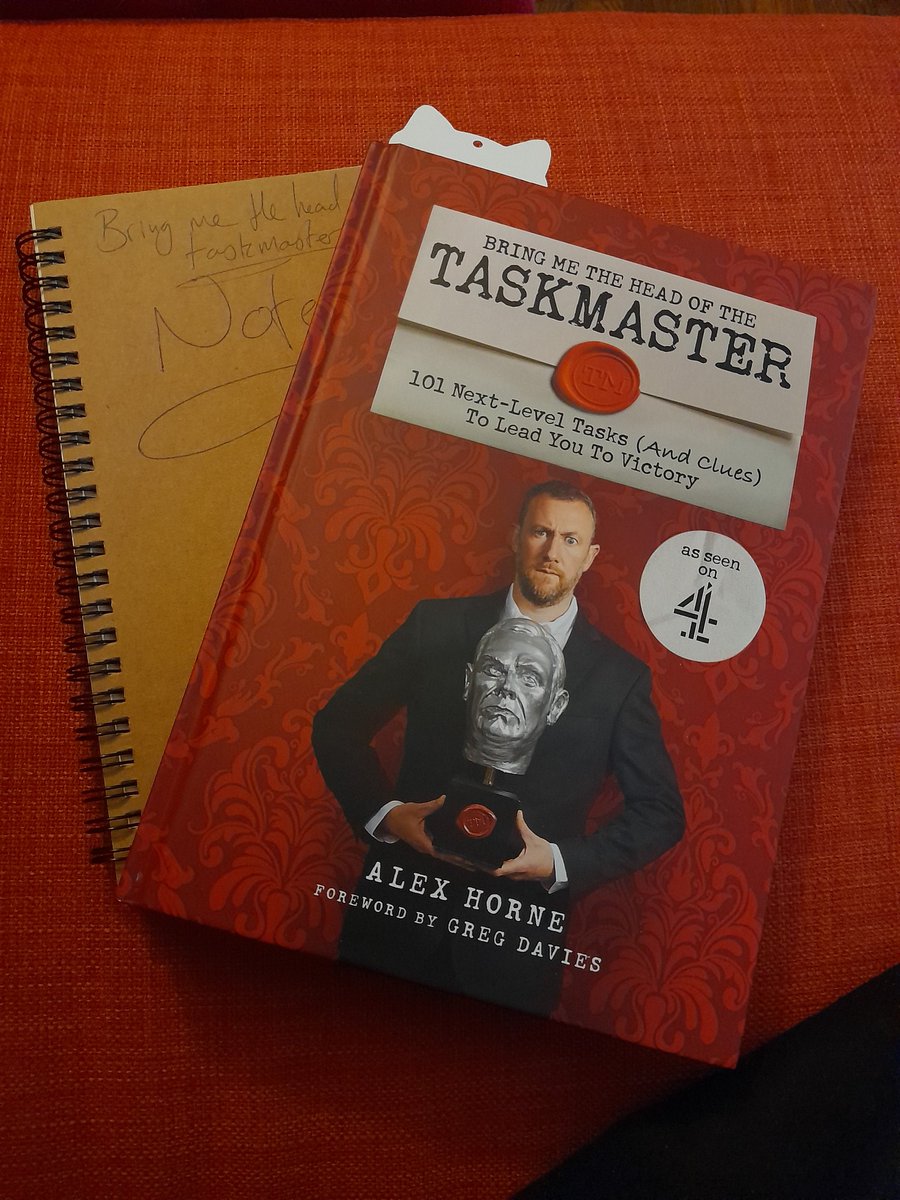 _DayleArden's tweet photo. Since receiving this on Christmas I have a book full of notes, a brain full of hurt, a song stuck in my head, and now I've solved a riddle (I think) and sent a thing and must wait....#TaskmasterTreasureHunt https://t.co/PCwpFPdVqE
