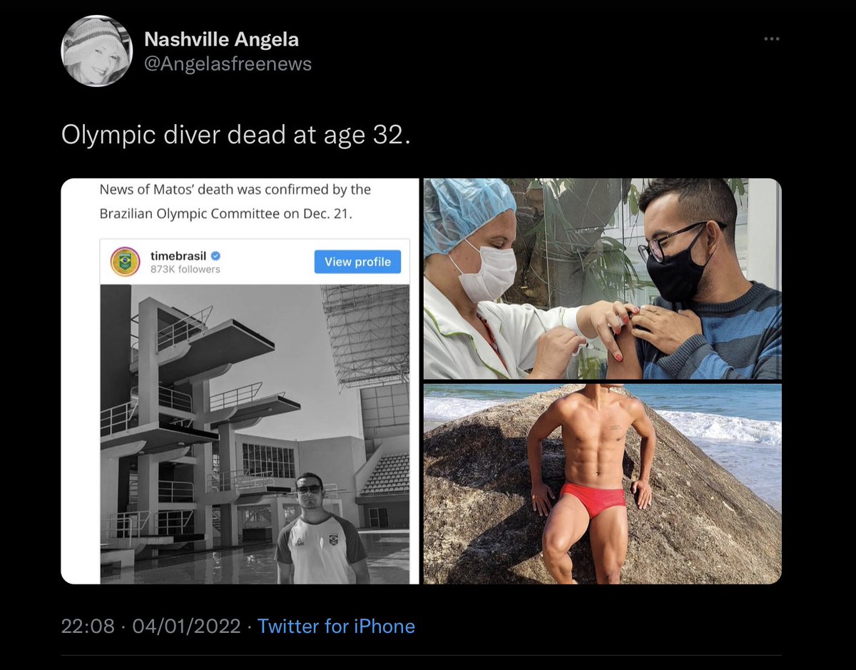 MickusDickus's tweet photo. @DailyMirror Happy vaxxers die of heart attacks shortly after jabs. https://t.co/LI689EXgiE