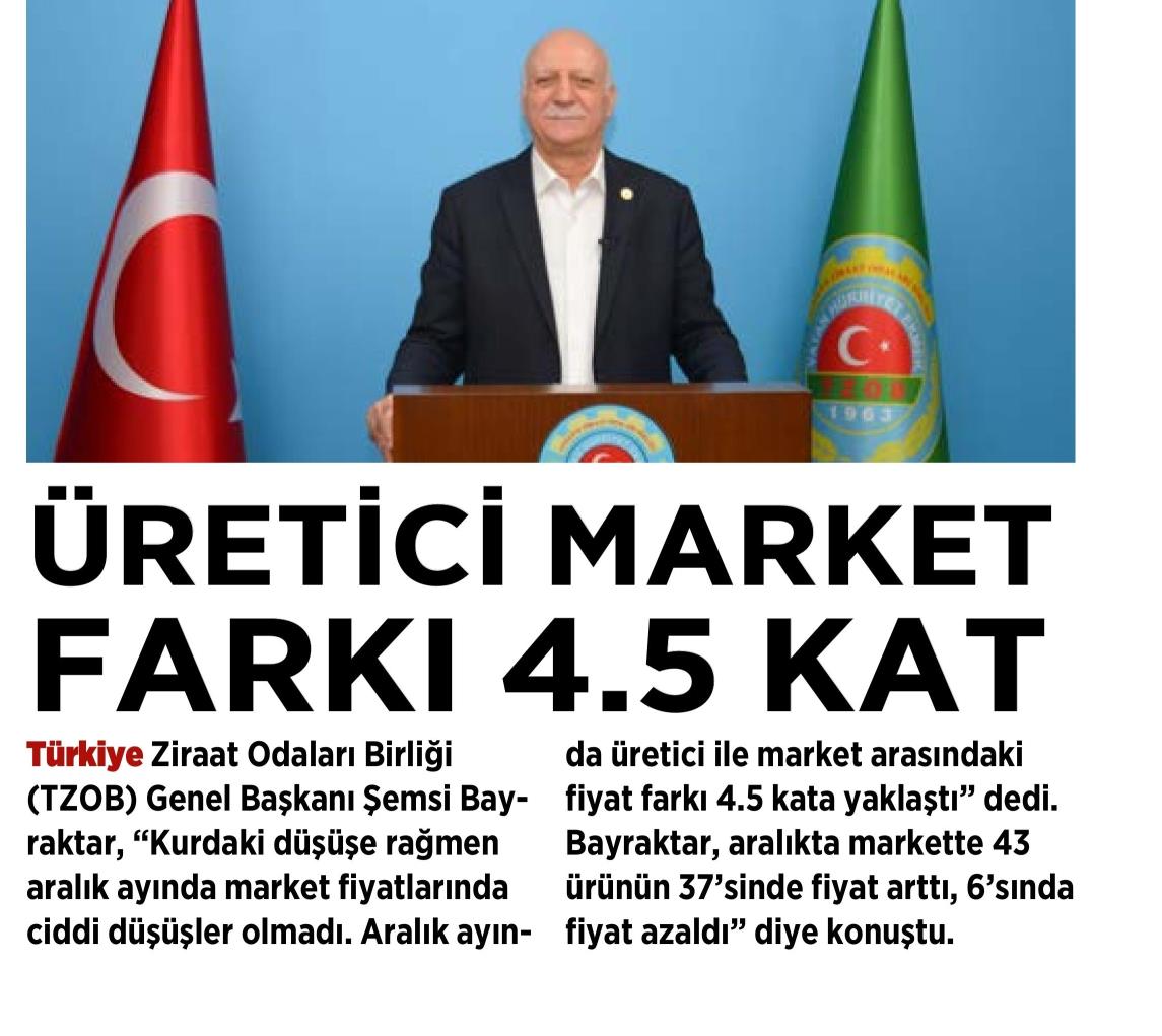 semsibayraktar's tweet photo. Aralık ayı üretici market fiyatlarına baktığımızda kurdaki düşüşe rağmen market fiyatlarında ciddi düşüşler yaşanmadığını gördük. Aralık ayı ve 2021 yılı üretici market fiyatlarını değerlendirdiğim basın açıklamasıyla ilgili gazetelerde çıkan haberler. https://t.co/wZmeEviGun
