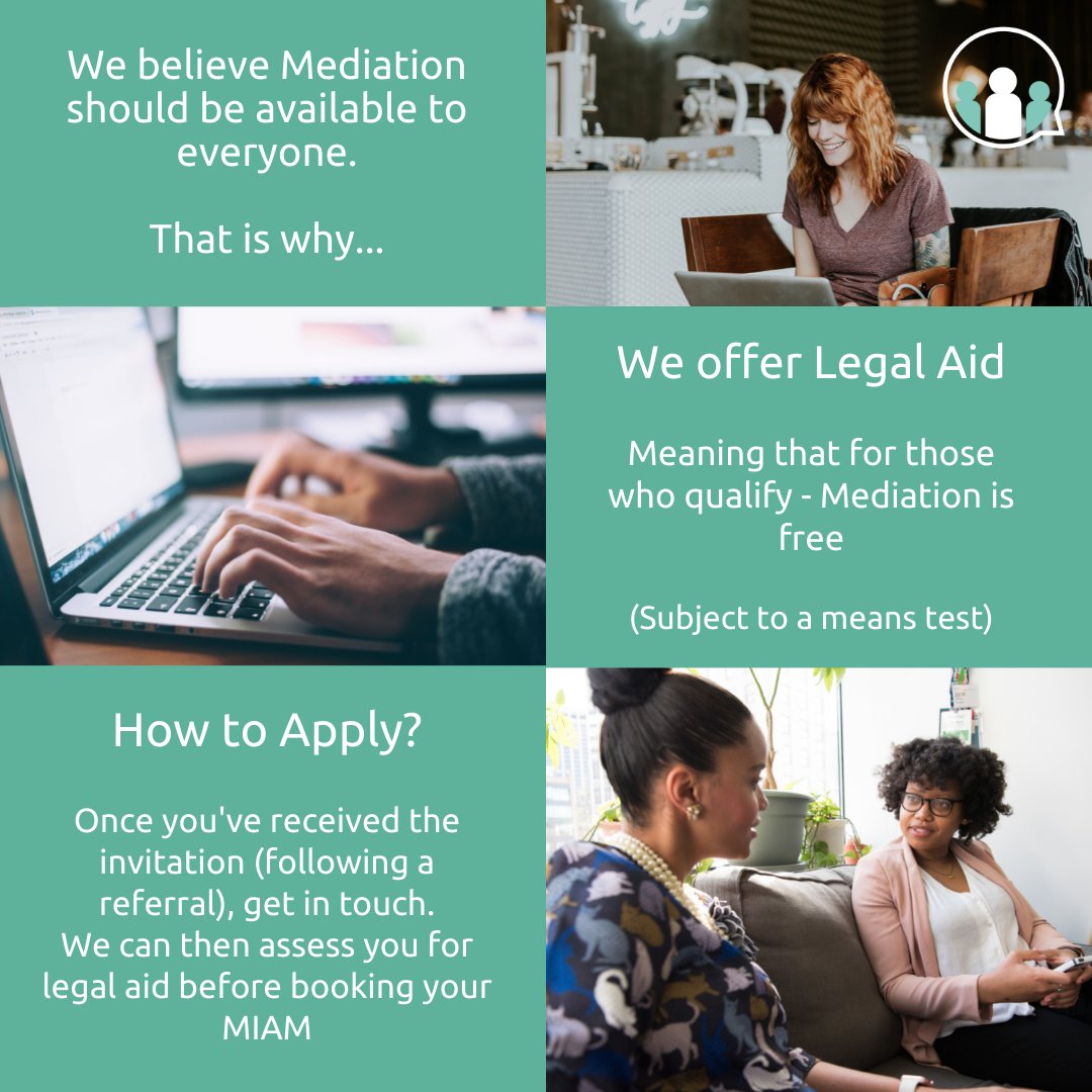Did you know Legal Aid is available for Family Mediation? 

For more information, visit: twfmp.co.uk/mediation-lega….