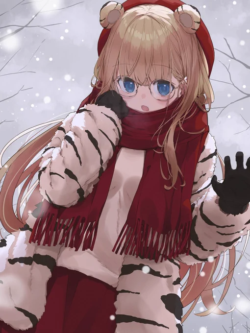 描き初め🐯 