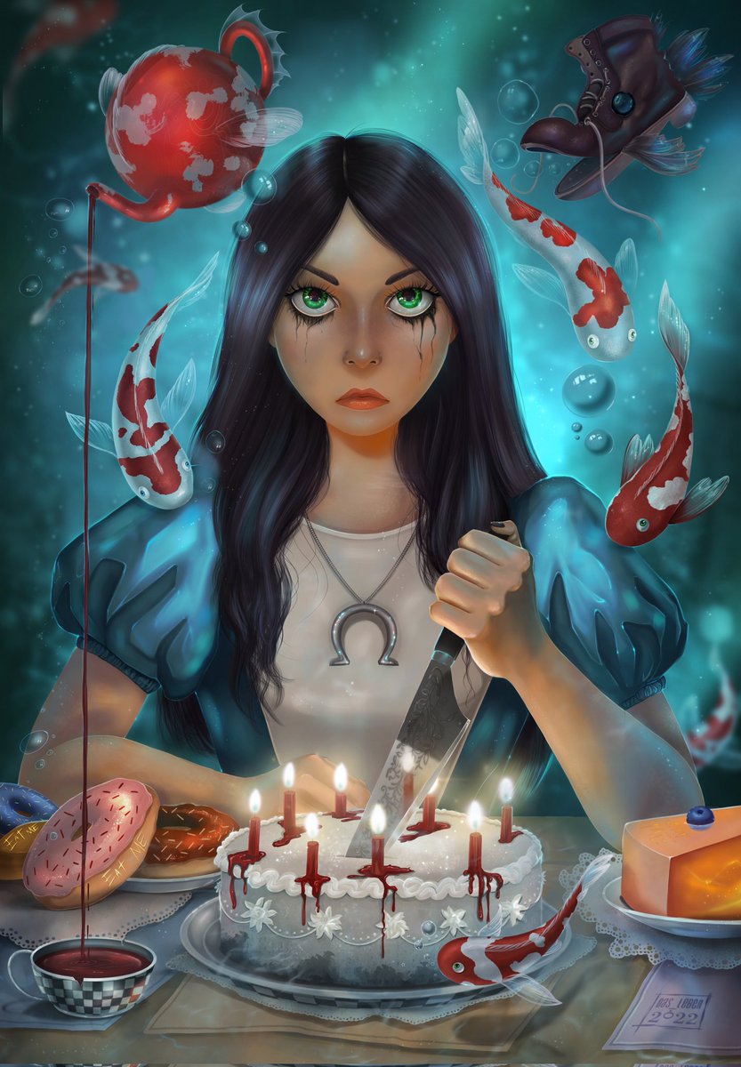 DasLeben20's tweet photo. Я не слышу хруста безе...🍰
#ama #amr #alicemadnessreturns #alice #art #fanart #game https://t.co/Zvjag44zH7