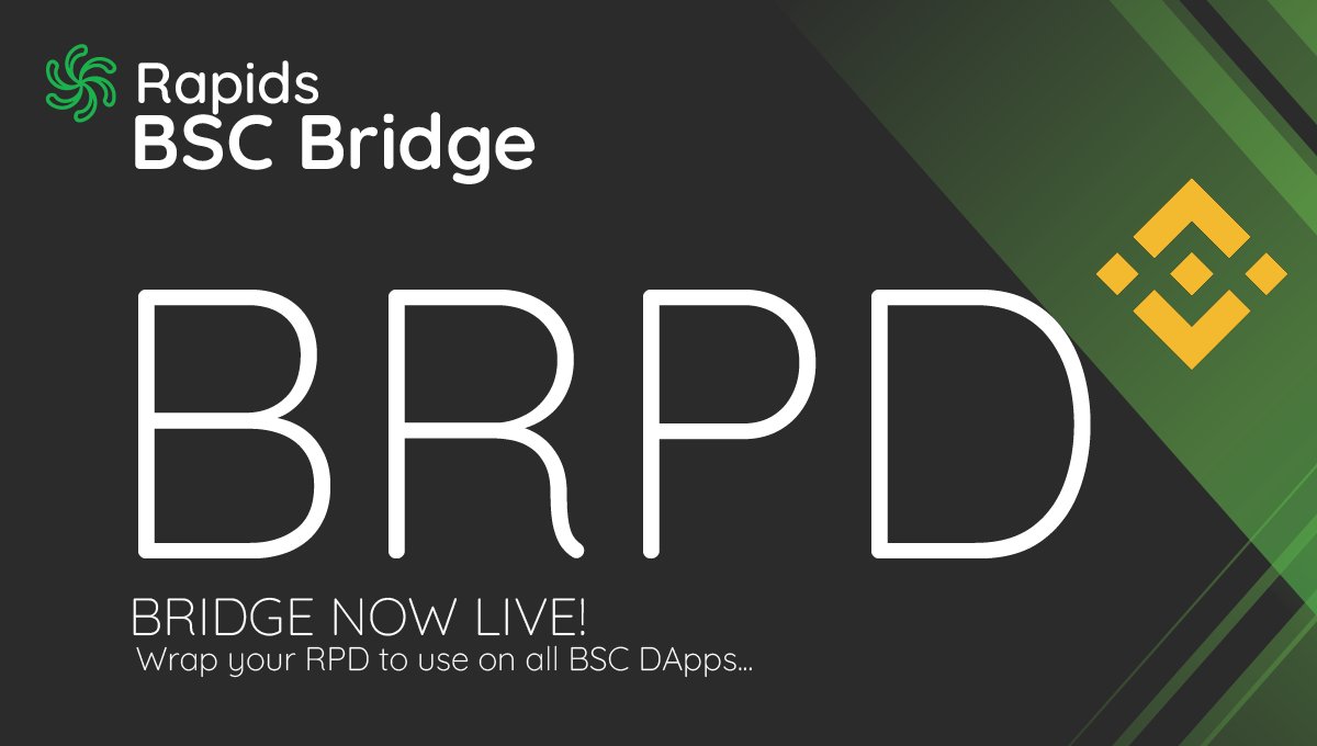 SpanishRapids's tweet photo. Rapids pasa a otro nivel!

Nos enorgullece anunciar que el Bridge de Rapids es LIVE 🚀

v2 es más rapido, tiene mejor soporte y nos permitirá expandir nuestras funciones en futuro  integrandose con Raptic.

https://t.co/ycJ3V0cNMM

#RapidsNetwork #BSC https://t.co/sAk4QRxVh3