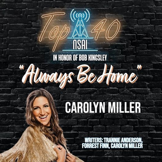 Carolyn_Miller's tweet photo. Well this is pretty cool 🥺 thank you @nsaiofficial for naming #alwaysbehome one of your Top 40 songs in honor of Bob Kingsley — my first recognition as a songwriter! #nashville #nsai #radio #countrymusic https://t.co/lbbaef1QKU