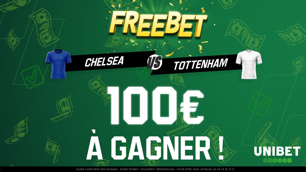 UnibetFrance's tweet photo. 🤑 5 x 20€ à gagner pour le match d'EFL Cup entre Blues et Spurs ! Quelle équipe marquera en premier ? #CHETOT

👉 RT/Follow + #FreebetUnibet + Pseudo 
⏳ Fin du jeu à 20h45
🤞 TAS Jeudi https://t.co/DV0Z6mSN4E