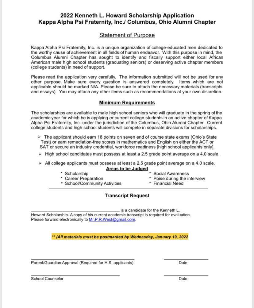 ‼️Scholarship Opportunity‼️

Application: drive.google.com/file/d/1b1Ob6A…