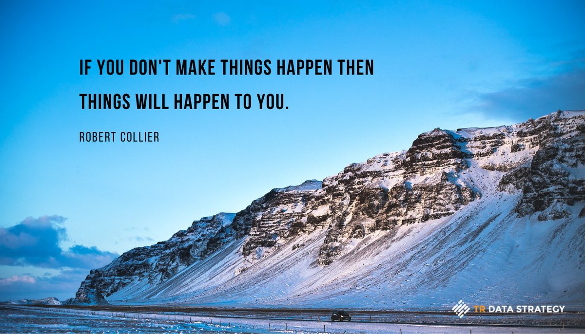 TRDataStrategy's tweet image. Let’s make things happen in 2022! #WednesdayWisdom