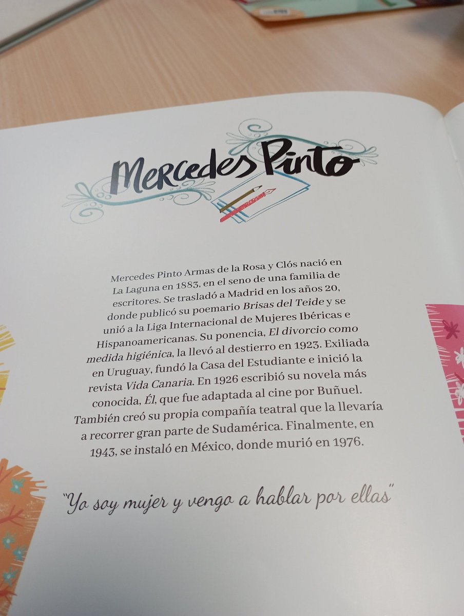 No alcancé a anotar si el ilustrador es <a href="/VictorJaubert/">Víctor Jaubert</a>, pero se parece mucho su estilo, es un libro muy inspirador para niñ<a href="/s/">『S』</a> d cualquier edad, especialmente si vive en #Canarias . Vale gente, se trata d la biblioteca infantil, donde nosotras las #Nomo , somos bichos raros🤖👽