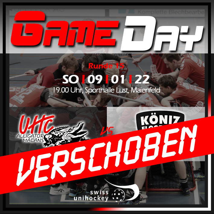 +++Breaking News+++
Die beiden Partien vom Wochenende (Cup-1/4-Final gegen den <a href="/SVWilerErsigen/">SV Wiler-Ersigen</a> und das Meisterschaftsspiel gegen <a href="/floorballkoeniz/">Floorball Köniz</a>) finden nicht statt. Nach einer Häufung von coronapositiv getesteten Spielern befindet sich das Team in Quarantäne.
#wearefamily💪🐊