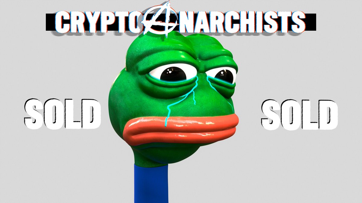 anarhysts's tweet photo. Congratulation @udontatme who bought CryptoAnarchists #252/500

Then you live in the Anarchy World but still have to pay gas fees!

https://t.co/dNjAB7Ws1d

https://t.co/BTnGDy5rIM

#cyberanarchist #NFT #nftartists #anarchyworld #opensea #cryptoanarchists https://t.co/mgcmb8GoMf