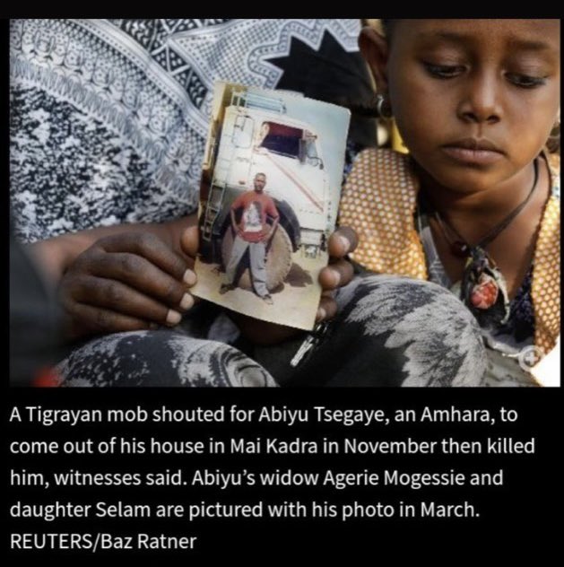 _dagmawitt's tweet photo. On November 9th, 2020, a group of Tigrayan youth called Samri, led by #TPLE, massacred more than 1500 ethnic #Amhara day labourers in #Maikadra. Before the massacre, the TPLF/Samir identified ethnic #Amhara residents in Maikadra. #AmharaGenocide https://t.co/XLjO5OxX6s