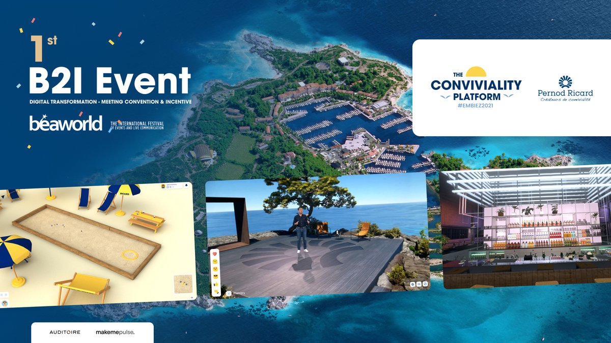 Our first award of 2022 goes to The Conviviality Platform for <a href="/Pernod_Ricard/">Pernod Ricard</a> with <a href="/auditoire/">AUDITOIRE</a>, for best B2I Event “Digital Transformation - Meeting Convention &amp; Incentive” by <a href="/BeaWorldFest/">Bea World Festival</a> 🎉
Read all about it in our case study : makemepulse.com/case-study/les…