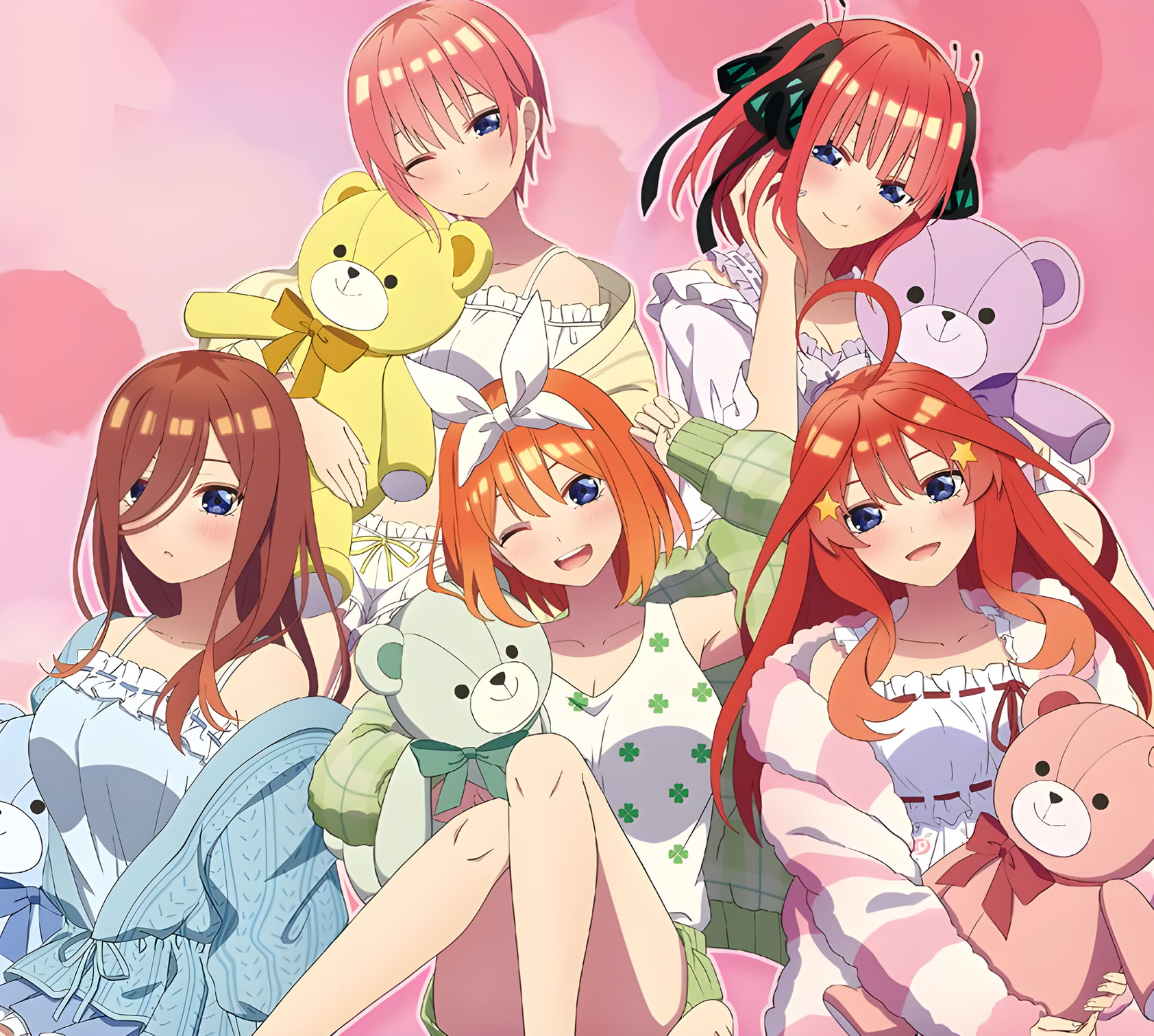 Animeuwu on X: Special illustration for the collaboration between Anime  University COOP and the Gotoubun no Hanayome (The Quintessential  Quintuplets) franchise, which inspires a line of products available from  next February 28th