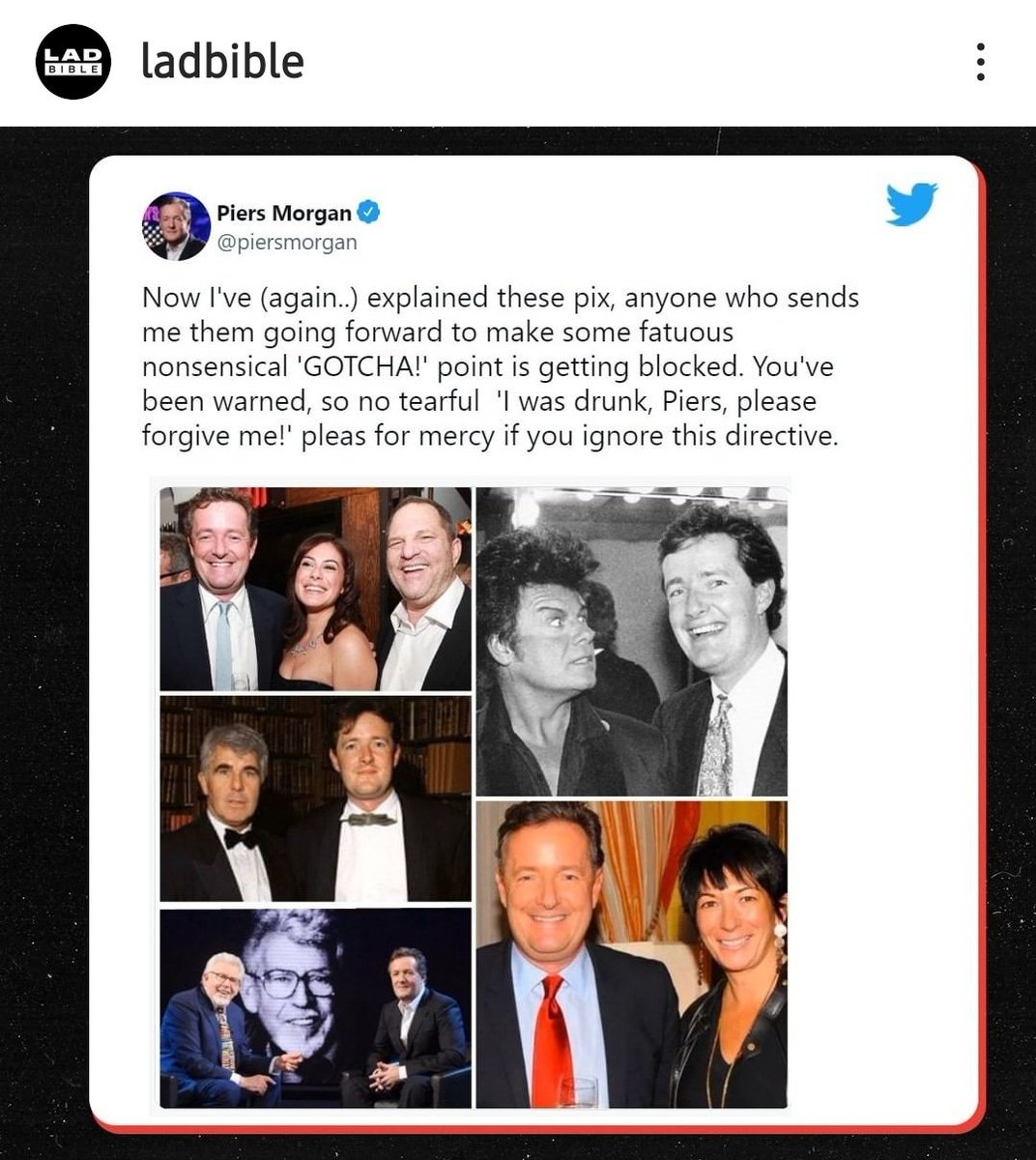 thetwoblokes's tweet photo. @piersmorgan Sweating yet... https://t.co/6IGB2AAMmj
