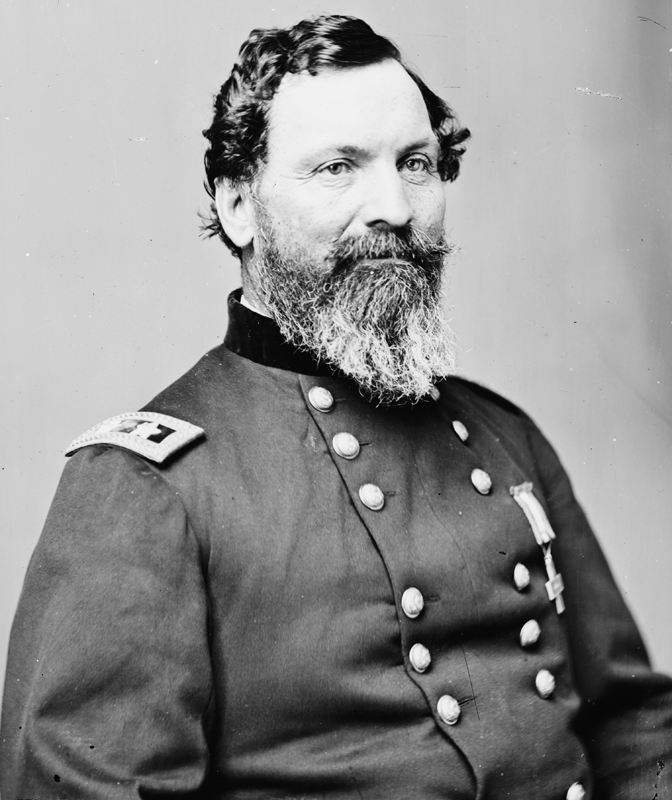 drguidoknapp's tweet photo. 1864: John Sedgwick, General der Nordstaaten, inspiziert die Stellungen. Um ihn herum fliegen die Kugeln feindlicher Scharfschützen. Während seine Begleiter in Deckung gehen, spottet er: "Die könnten auf diese Entfernung keinen Elefanten treffen." Augenblicke später ist er tot. https://t.co/lijbkxFLGU