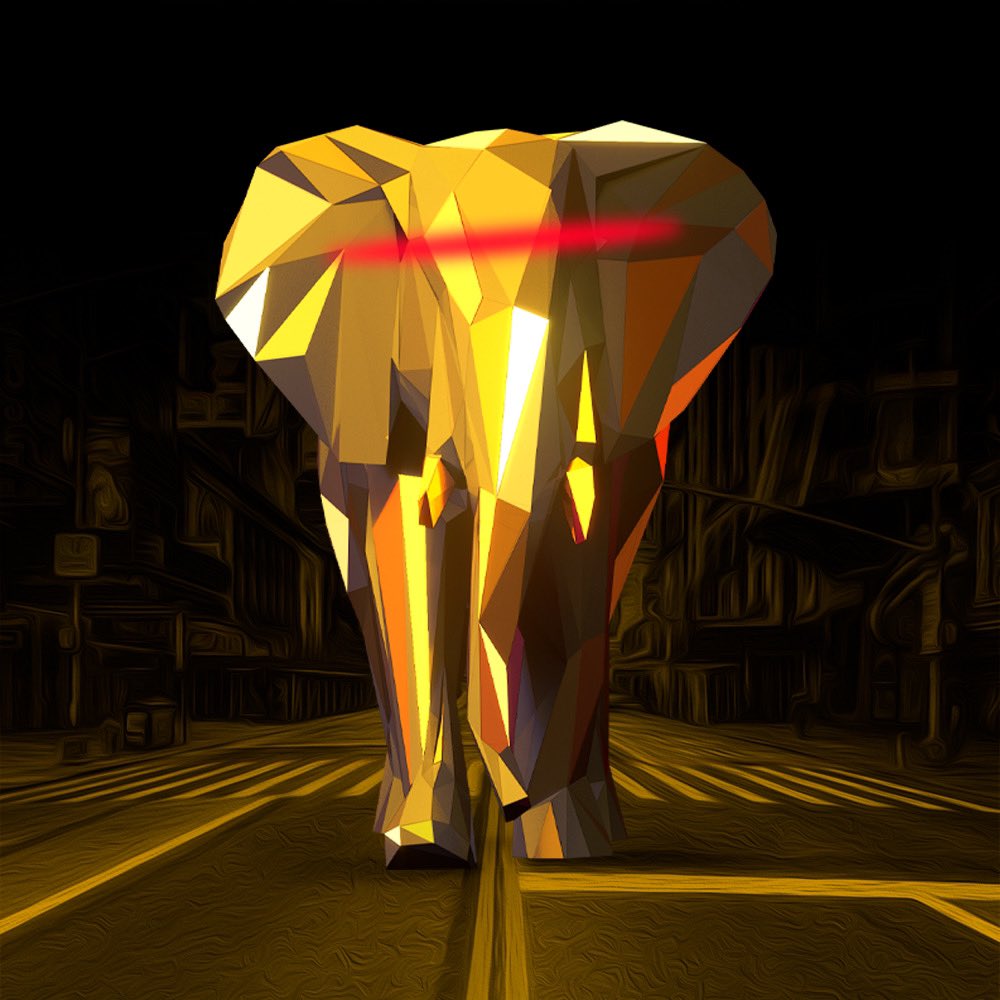 polymetricsART's tweet image. Genesis Elephant, Night trait + Laser? 
Yes please, looks rare 👀 

Stay alert for discord invites and WL opportunities. Coming soon. 

#BringBackGoodArt #NFTs #NFT #artisfirst #ETH