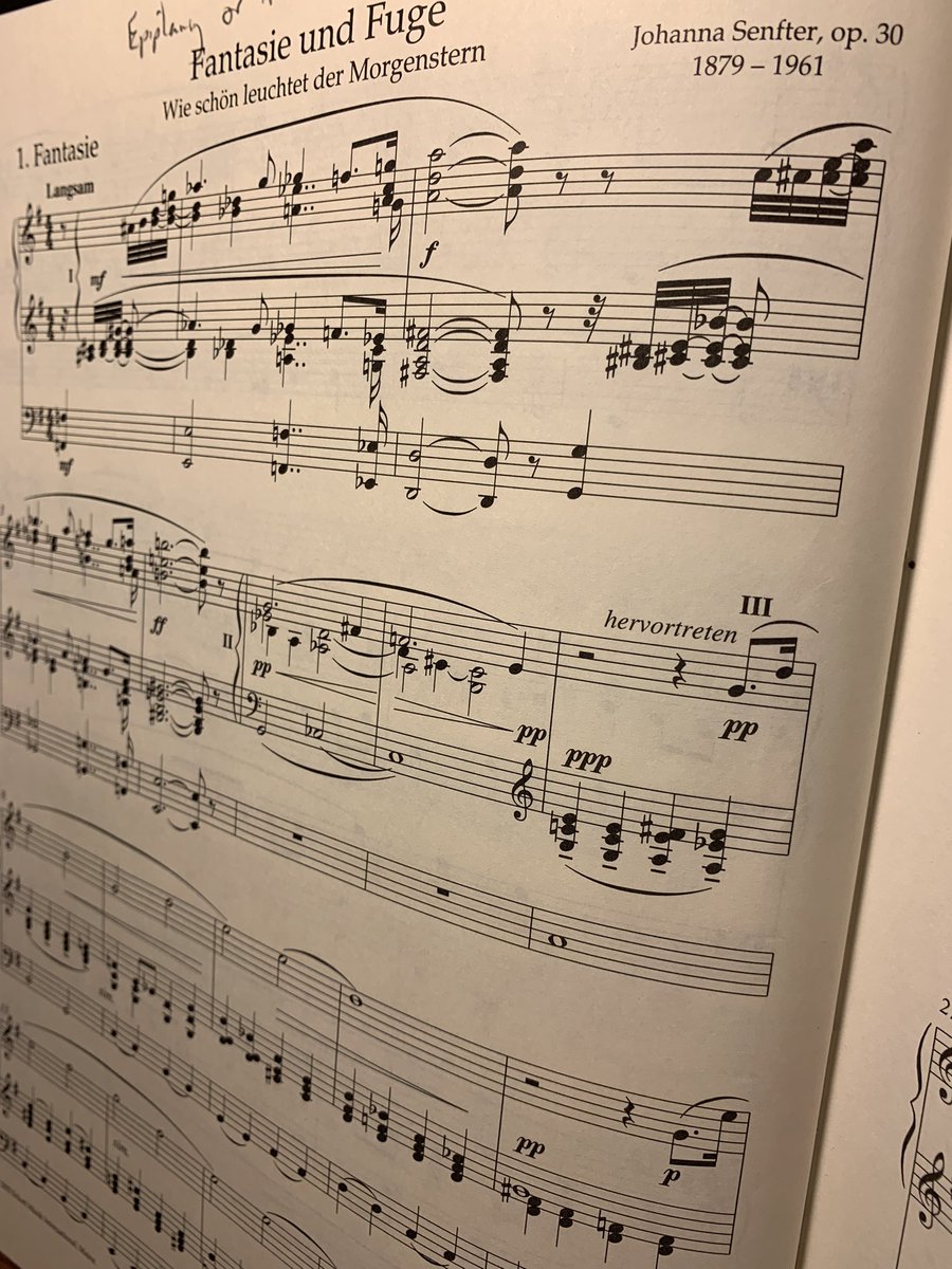 Final touches to tomorrows voluntary for #Epiphany mass tomorrow <a href="/OldSaintPauls/">Old Saint Paul's</a>. #femalecomposers