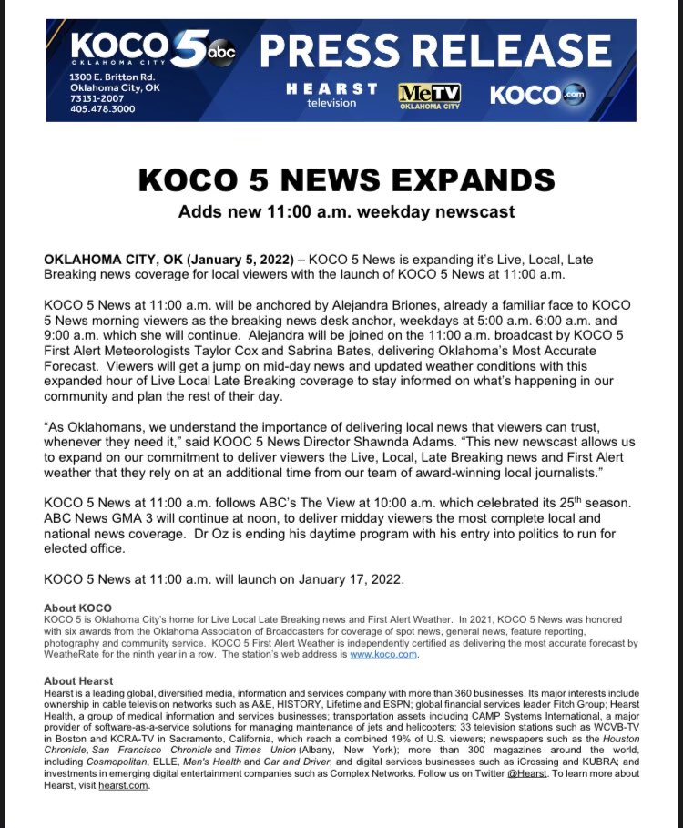 The news youve all been waiting for. I’m sure. But I love to see us grow.