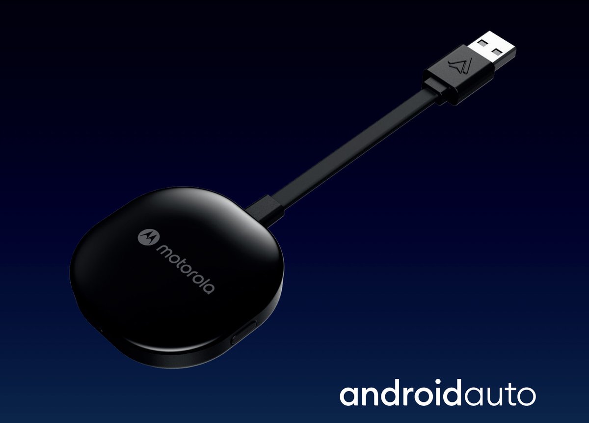The Motorola MA1 is a dongle for wireless Android Auto