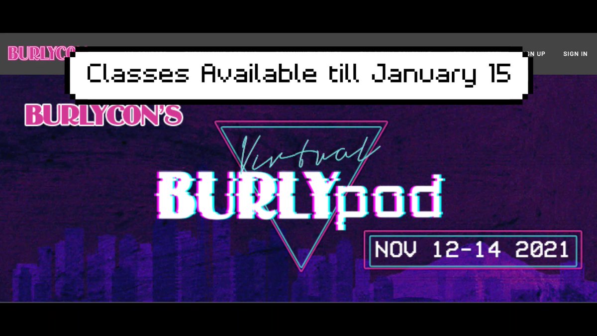 BurlyConSeattle's tweet photo. #Burlypod classes are back up and we're extending class availability until January 15!
#BurlyCon #burlesqueconvention #Burlesqueclasses #burlesqueclass https://t.co/QjbrhRLRO4