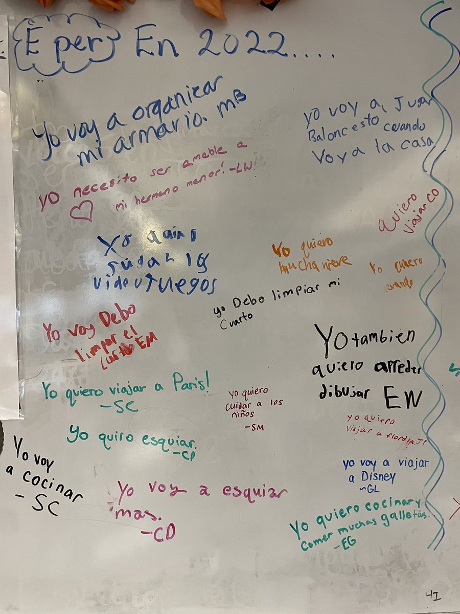 ibsooze's tweet photo. New year’s plans… En 2022, yo quiero… #wlmedfield #bmsed @MauraBatts https://t.co/7izDvDV0Oi