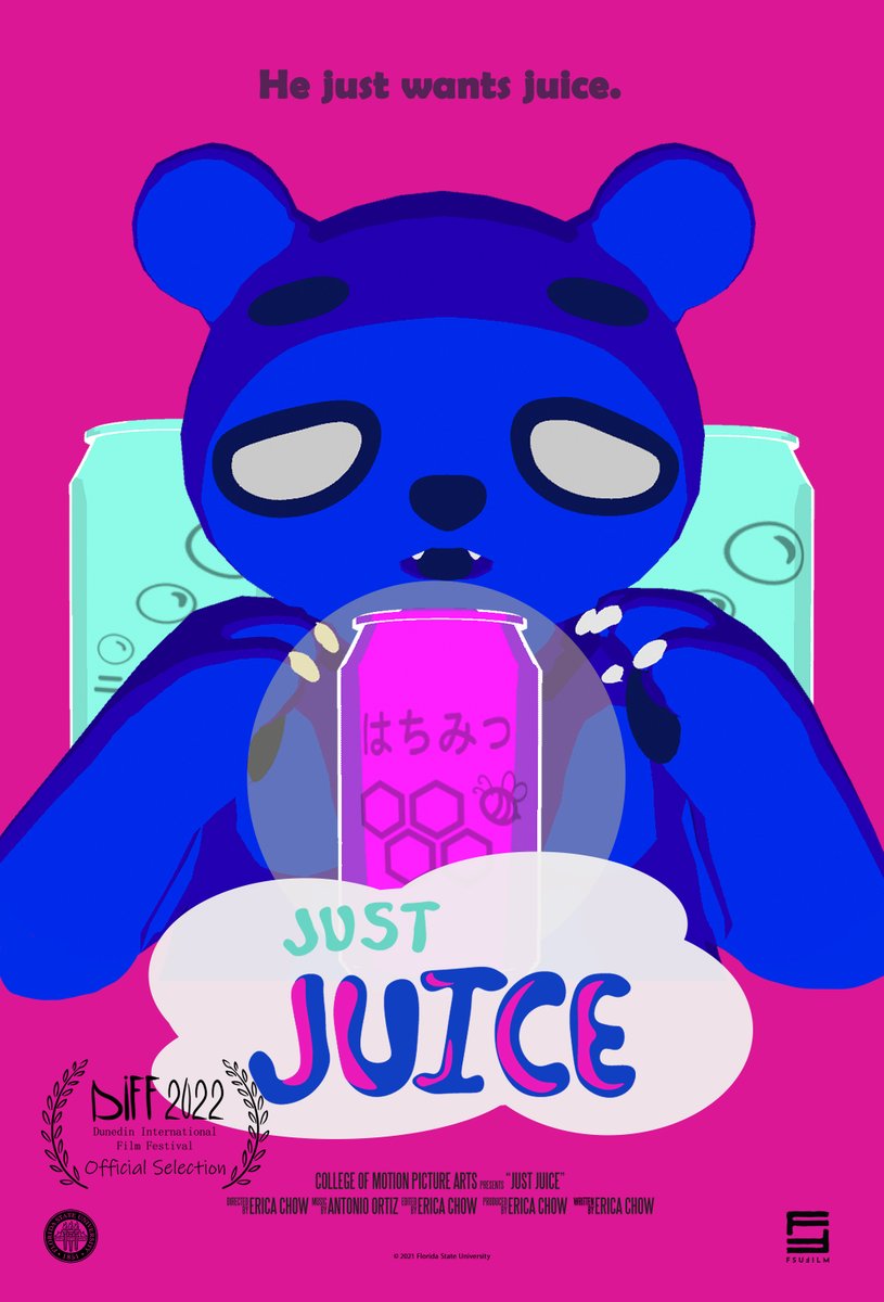 JUST JUICE

.@diffestival showing @dunedinhob 7:30 pm, Saturday January 15
Shorts block

A bear eyeballs a new honey juice in his local vending machine