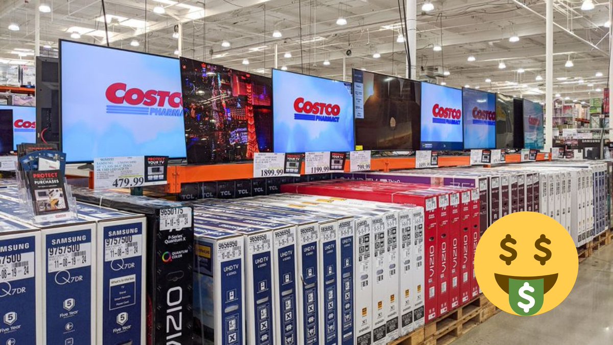 16/ RELATIVITYWe struggle to understand the value of a purchase without something to compare it toThat’s why Costco puts the TVs & laptops near the entrance. Seeing how cheap big-ticket items makes other products appear cheaper tooThe lesson? Use contrast to show value