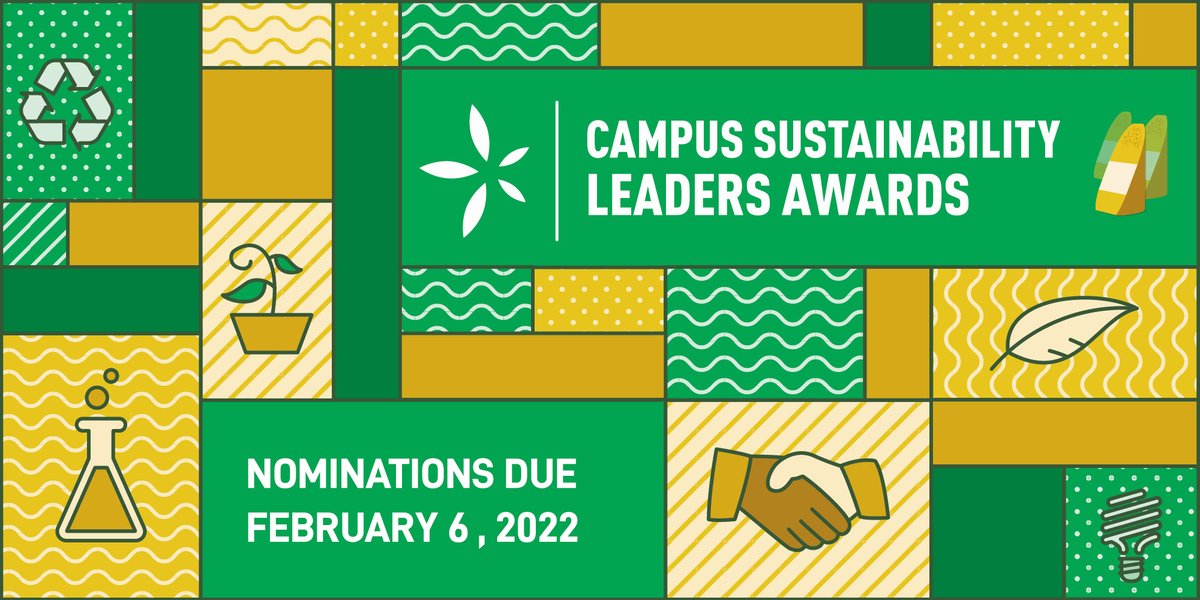 Do you know someone (or a group) on campus that deserves recognition for their dedication to sustainability?

Nominate your Sustainability Leader by February 6, 2022, using the link below:

surveymonkey.com/r/VGFX52T