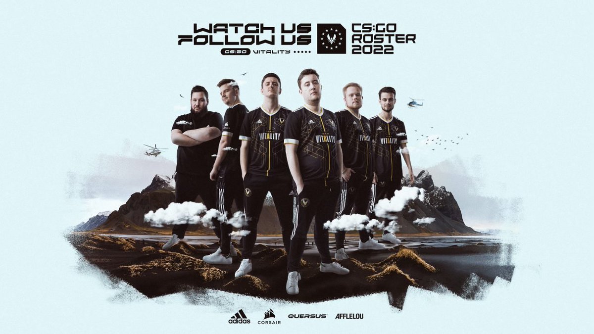 Here comes the new <a href="/TeamVitality/">Team Vitality 🐝</a> roster! 🧐

🇫🇷 ZywOo
🇫🇷 ⁠apEX
🇫🇷 ⁠misutaaa
🇩🇰 ⁠Magisk
🇩🇰 dupreeh

🇩🇰 zonic (trainer)

#CSGO #rosterchanges