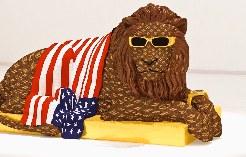 3DGallery (@3dgallerynft) on Twitter photo And another Lion added to the collection, 120/199!!
This time a Louis V. pattern, with the Stars and Stripes, USA Flag, and Golden accessories.
opensea.io/assets/matic/0…
<a href="/opensea/">OpenSea</a> <a href="/dennisrodman/">Dennis Rodman</a> <a href="/jf_nft/">Jason Falovitch is now @jfx</a> <a href="/ShardiB2/">Don't follow Shardi B If You Hate Money</a> <a href="/RyanGosling/">Ryan Gosling</a> <a href="/KimKardashian/">Kim Kardashian</a> <a href="/iamDCinvestor/">DCinvestor</a> <a href="/DC4Crypto/">DC Crypto</a> And another Lion added to the collection, 120/199!!
This time a Louis V. pattern, with the Stars and Stripes, USA Flag, and Golden accessories.
opensea.io/assets/matic/0…
<a href="/opensea/">OpenSea</a> <a href="/dennisrodman/">Dennis Rodman</a> <a href="/jf_nft/">Jason Falovitch is now @jfx</a> <a href="/ShardiB2/">Don't follow Shardi B If You Hate Money</a> <a href="/RyanGosling/">Ryan Gosling</a> <a href="/KimKardashian/">Kim Kardashian</a> <a href="/iamDCinvestor/">DCinvestor</a> <a href="/DC4Crypto/">DC Crypto</a>