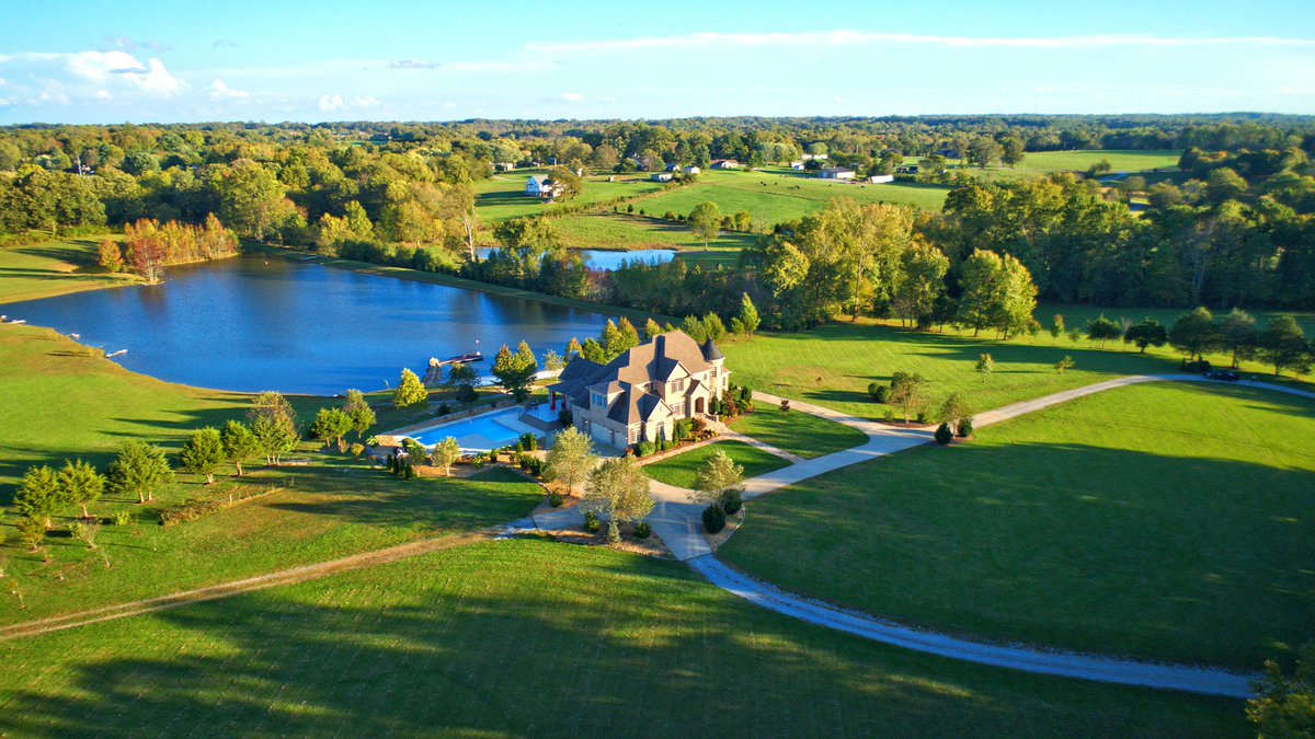 Your own beach: For Sale Nashville Area
53 ac home &amp; farm w/barns, pool, lake, sand beach, ponds, a spectacular 10,000 sf home.  4 bd, 6 bath
Picture-perfect selfie-views everywhere. Super rare find: land &amp; luxury within 25 m Nashville. Main Street RE  go.realtracs.com/0SqDAFH