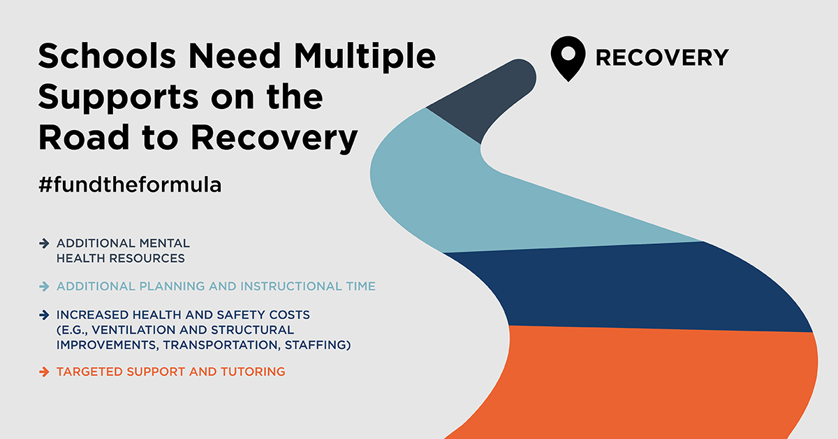 Federal funds are being used to support academic &amp; social-emotional recovery &amp; rebuilding while the state keeps its commitment to fund EBF. <a href="/GovPritzker/">Governor JB Pritzker</a>, please appropriate at least $350M in additional state funds through EBF in FY23. #FundtheFormula