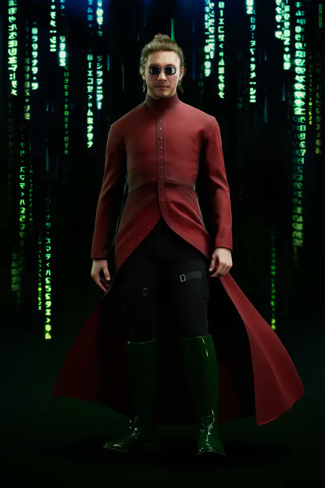 nftWaCo's tweet photo. Just Red Pilled Matrix Avatar 45984 - damn cool I must say! @niftys #matrixAvatar #redpill https://t.co/UGRDMT5VVQ
