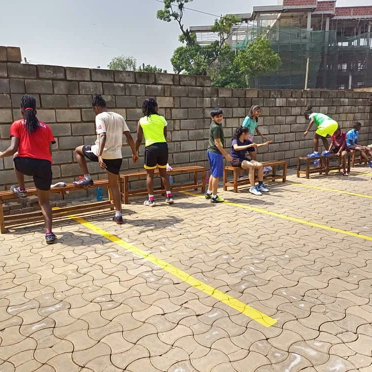 cfkbadminton's tweet photo. Physical fitness session with coach Timothy Kabuye #cfkcoaching #cfkpatriots #badmintonatitsbest https://t.co/Mngt4xGsfZ