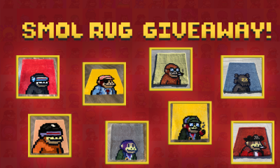 windsweptmilk7's tweet photo. @SmolBrainsNFT RUG GIVEAWAY
Instructions to enter:
1- Follow me 
2- Like and retweet this tweet! 
(Winner picked on Jan. 10th)
The support has been so overwhelming recently. You all have changed my life! Time to give back 💜

Here are the rugs that started it all :) https://t.co/nUPsFXqLs5