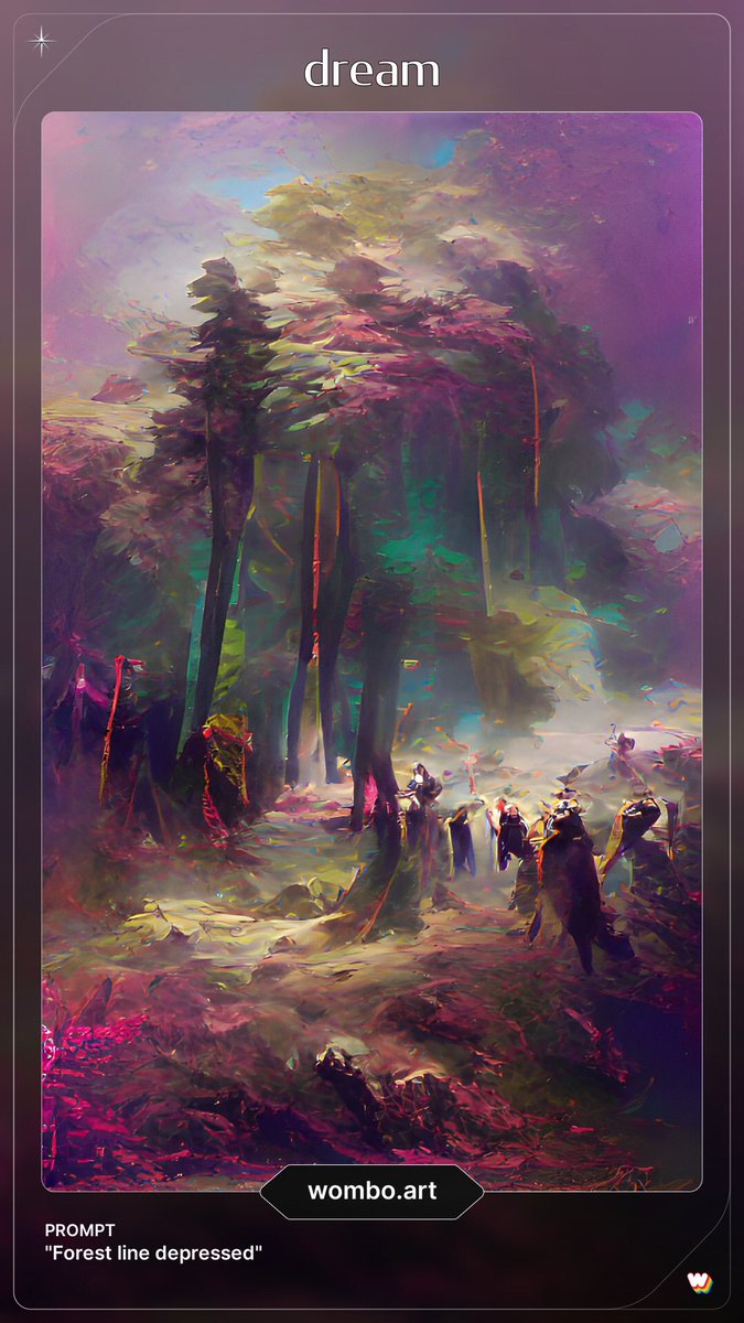 AJAXEeee's tweet image. This Wombo dream app is pretty interesting