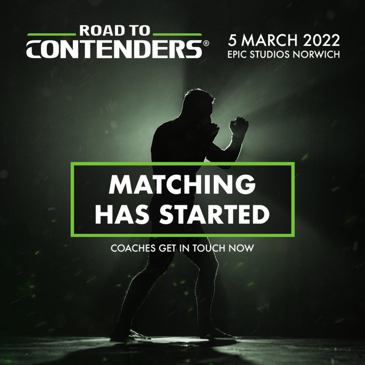 🚨 Matching has started for RTC 5 🚨

🔥 Coaches get in touch now! 🔥

#contenders #roadtocontenders #roadtocontenders5 #mma #ufc #k1 #boxing #epicstudios
