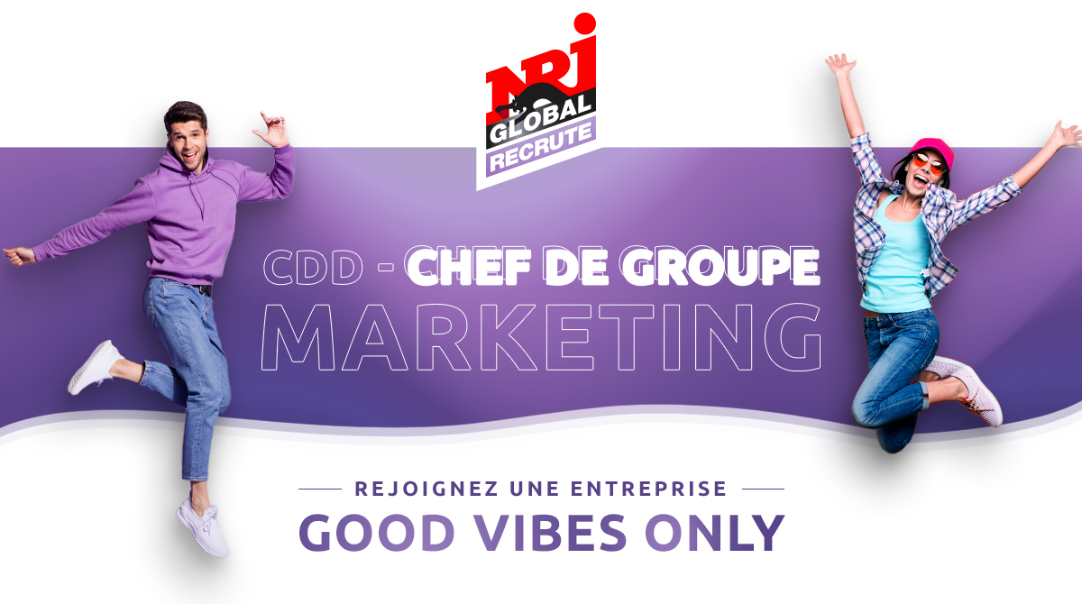 NrjGlobal's tweet photo. #NRJGlobalRecrute ⚡🤗
💼 Nous recherchons un/une Chef de Groupe Marketing (CDD) 🚀
Vous êtes expert en insights sectoriels et maniez les données d'audience comme personne ? Rejoignez-nous 👉 https://t.co/S2ZRvbXoup
#Recrutement #JobAlert #RechercheTalent #GoodVibes https://t.co/03djud6j0Z
