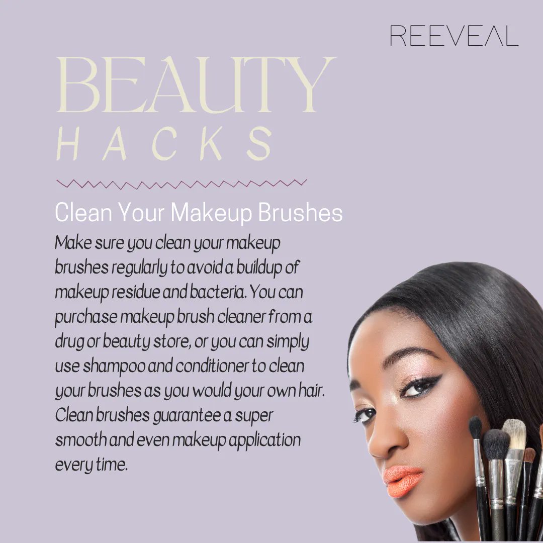 ReevealUK's tweet photo. I'm sure you've been really busy these past few days because of the holidays. Make sure to clean up your brushes this New Year! 😍 💯 ❤️ 
💫https://t.co/ZPdnlmyjFU ⬆️
#reeveal #foryou #beauty #skincare #makeup #beautybloggers #skincaretips #makeuptips #foundationday https://t.co/why0MaDPI8