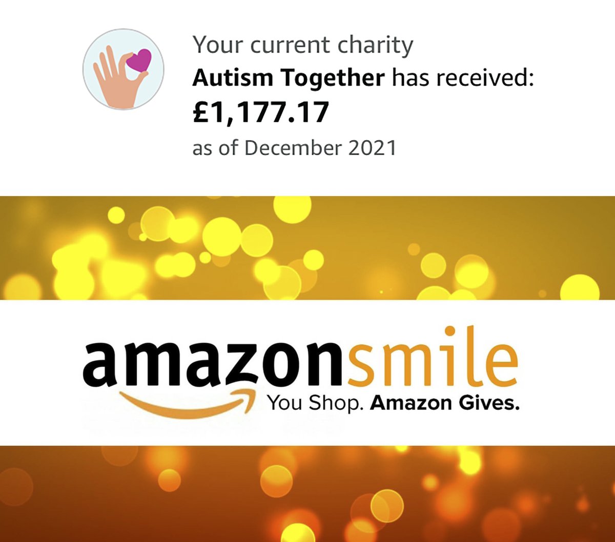 We'd like to say a huge thank you to everyone who supported Autism Together by shopping with @AmazonSmile in the past year.
By making the switch to Smile when doing their online shopping our supporters raised a wonderful £1,177 for the people we support.
#autismacceptance #wirral