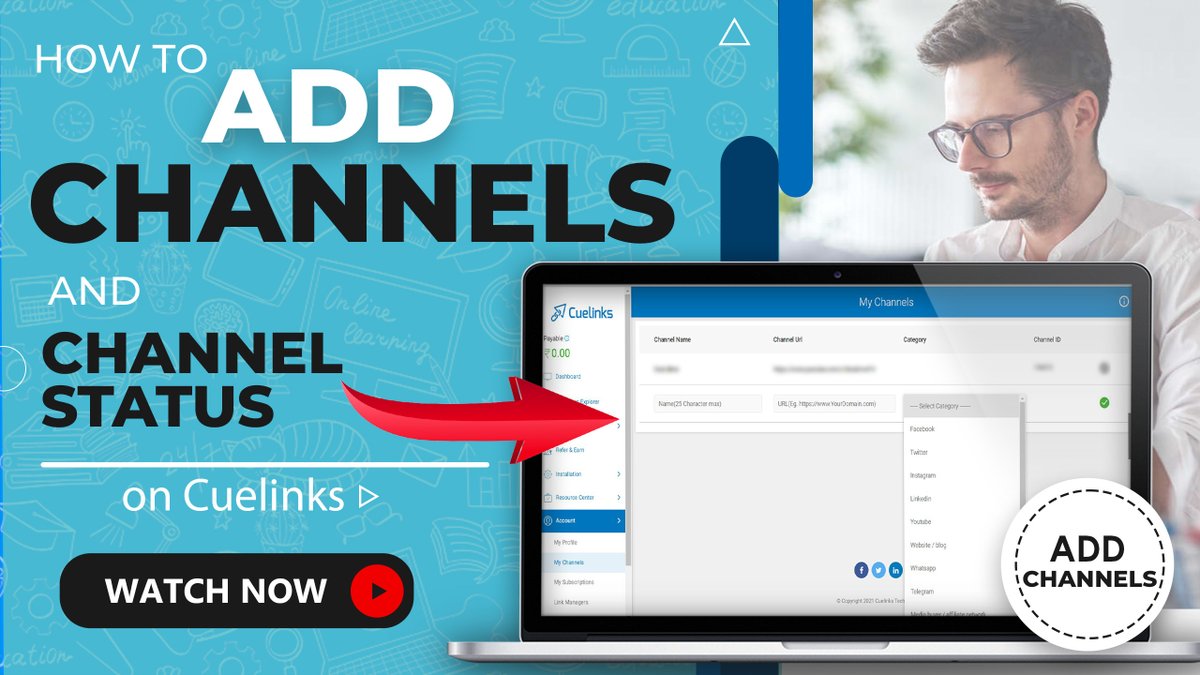 [Video]What are The Channels, Channel status and Approval process in #Cuelinks - Explained Step by Step 👉 bit.ly/3EVkQsD #blogger #blogging #bloggerlife #affiliate #affiliatemarketing #affiliatelink #affiliatemarketingtips #affiliatemarketingbusiness #MonetizedChannel