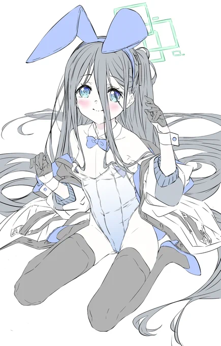あけましておめでとうございます
描きかけだったバニーアリスです 